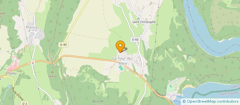 localisation de l'entreprise MADAME PASCALE PODAVINI  LA TOUR-DU-MEIX