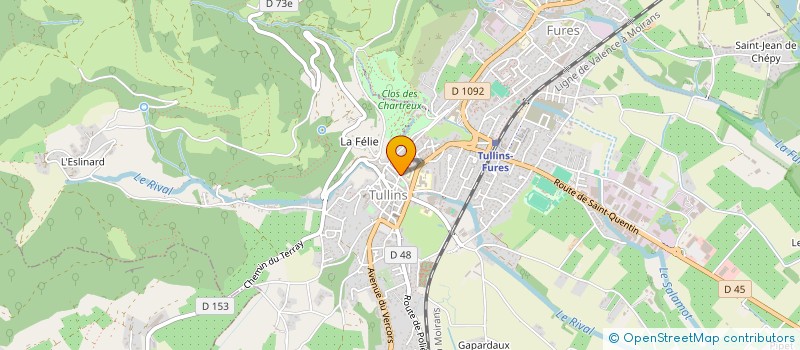 localisation de l'entreprise MADAME PASCALE POINSARD à TULLINS