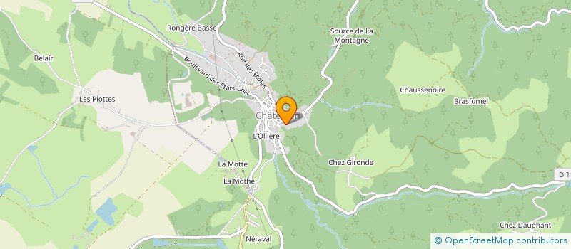 localisation de l'entreprise MADAME PASCALE POINTARD  CHATELDON