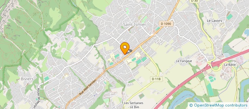 localisation de l'entreprise MADAME PASCALE POITTE  SAINT-ISMIER