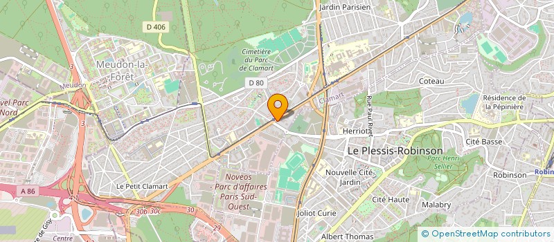 localisation de l'entreprise MADAME PASCALE POIZAT à CLAMART