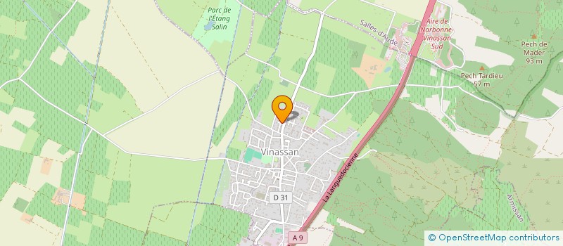 localisation de l'entreprise MADAME PASCALE PORCEDDU  VINASSAN