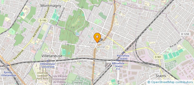 localisation de l'entreprise MADAME PASCALE POTENTIER  PIERREFITTE-SUR-SEINE