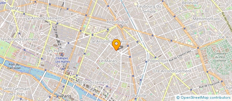 localisation de l'entreprise MADAME PASCALE POUGEOISE  PARIS