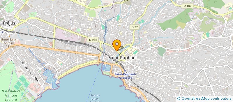 localisation de l'entreprise MADAME PASCALE POUGET à SAINT-RAPHAEL
