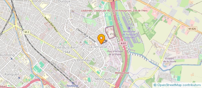 localisation de l'entreprise MADAME PASCALE POUJOL à TOULOUSE