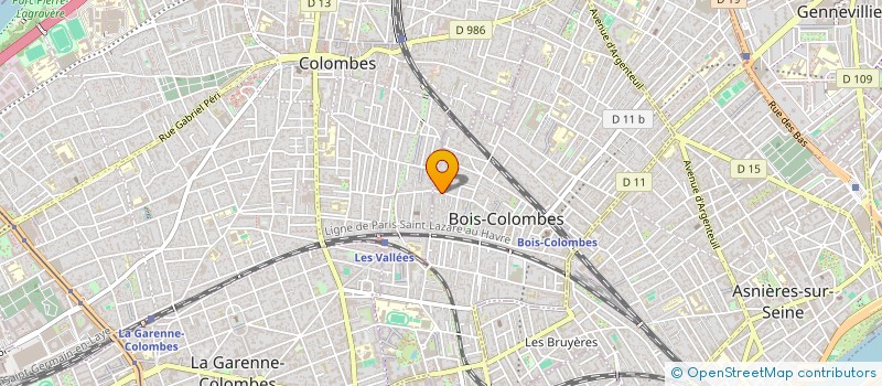 localisation de l'entreprise MADAME PASCALE POUVREAU à BOIS-COLOMBES