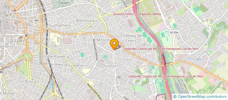 localisation de l'entreprise MADAME PASCALE PRAT à TOULOUSE