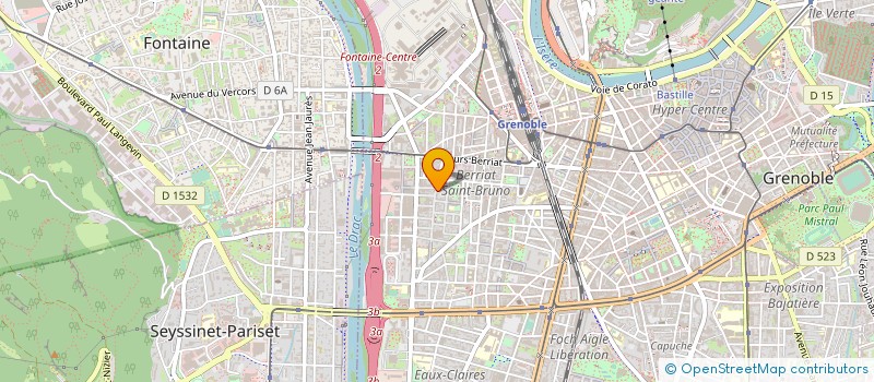 localisation de l'entreprise MADAME PASCALE PREVOT  GRENOBLE