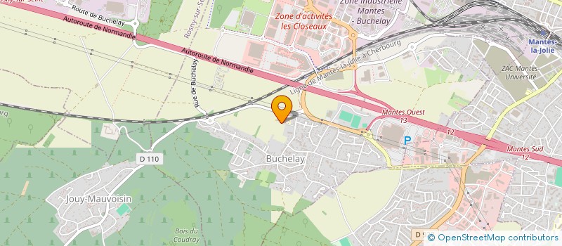 localisation de l'entreprise MADAME PASCALE PROVINI  BUCHELAY