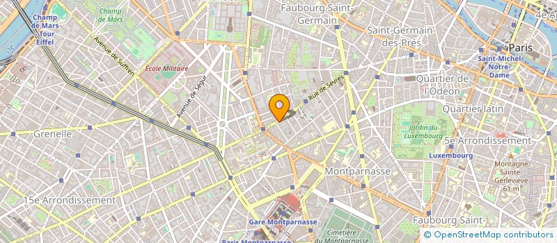localisation de l'entreprise MADAME PASCALE PRUD'HOMME  PARIS