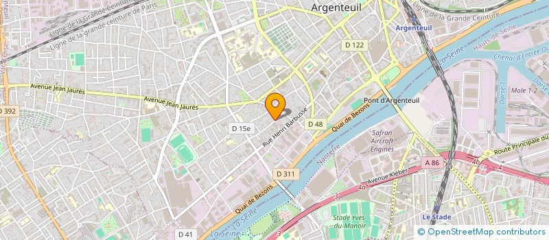 localisation de l'entreprise MADAME PASCALE PUIG  ARGENTEUIL