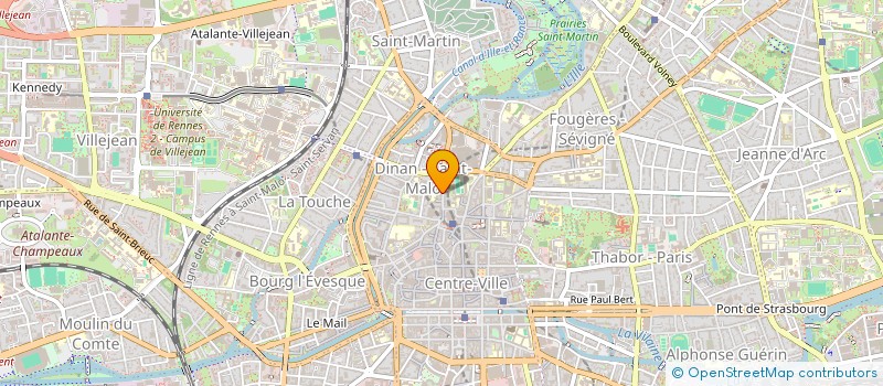 localisation de l'entreprise MADAME PASCALE PY à RENNES
