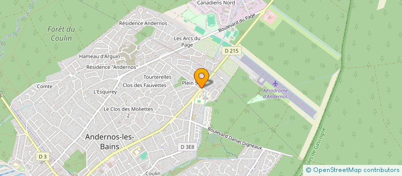 localisation de l'entreprise MADAME PASCALE RABIER  ANDERNOS-LES-BAINS
