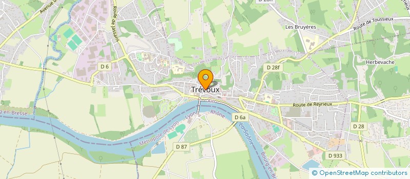 localisation de l'entreprise MADAME PASCALE RAGET GRENAULT à TREVOUX
