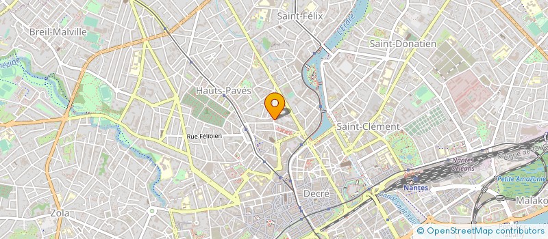 localisation de l'entreprise MADAME PASCALE RAIMBAULT à NANTES