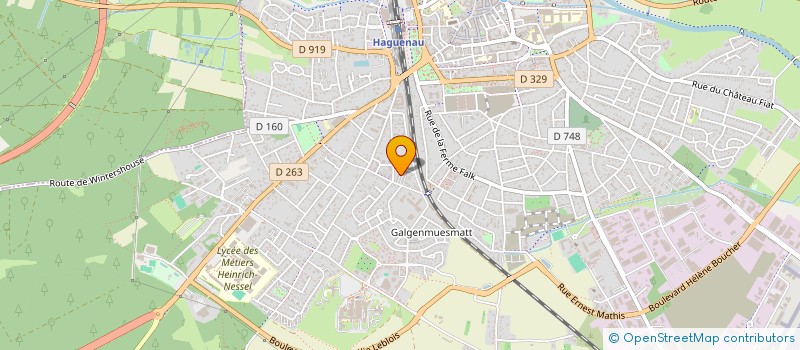 localisation de l'entreprise MADAME PASCALE RAMBOUR  HAGUENAU