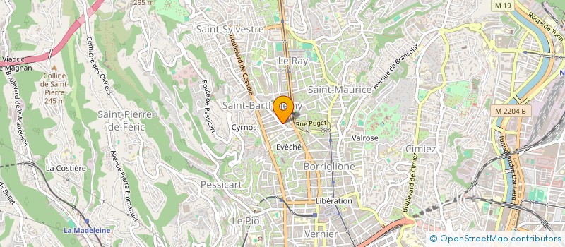 localisation de l'entreprise MADAME PASCALE RAMOND à NICE