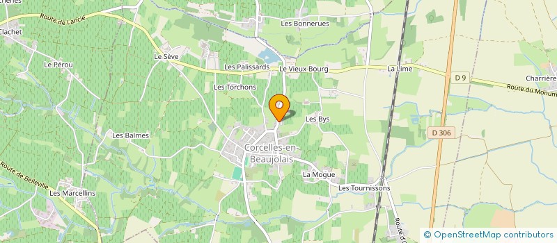 localisation de l'entreprise MADAME PASCALE REMUET à CORCELLES-EN-BEAUJOLAIS