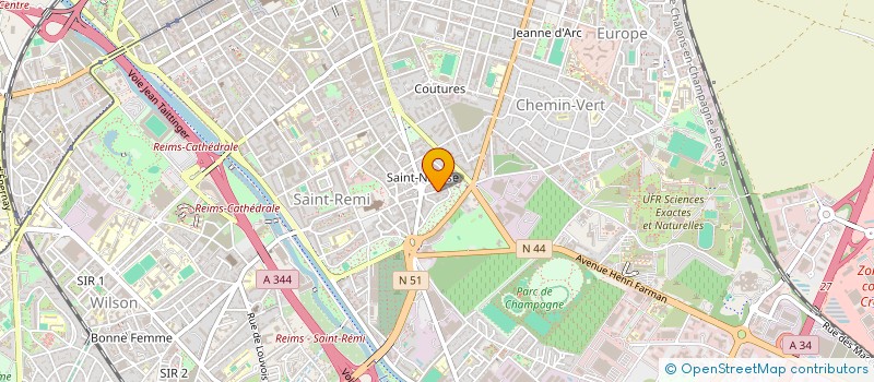 localisation de l'entreprise MADAME PASCALE RENARDIAS  REIMS