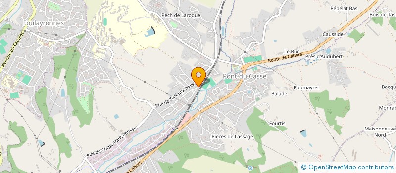 localisation de l'entreprise MADAME PASCALE RENEE MARCEL HENRION  PONT-DU-CASSE