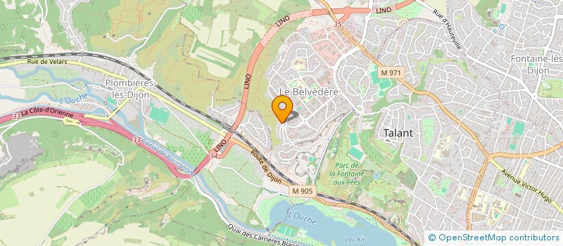 localisation de l'entreprise MADAME PASCALE RENIER  TALANT