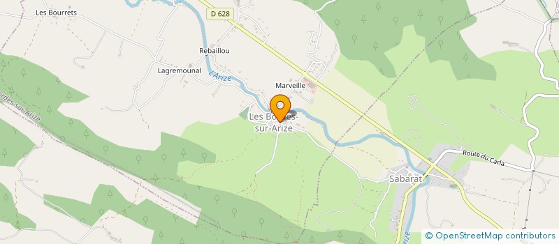 localisation de l'entreprise MADAME PASCALE REVERT à LES BORDES-SUR-ARIZE
