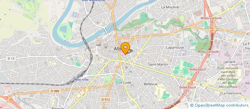 localisation de l'entreprise MADAME PASCALE REYMANN à ALBI