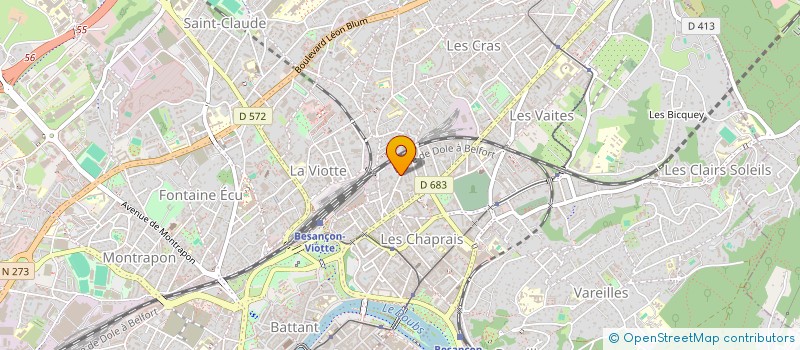 localisation de l'entreprise MADAME PASCALE RICHARD  BESANCON