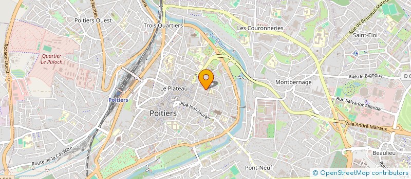 localisation de l'entreprise MADAME PASCALE RIMBAULT  POITIERS