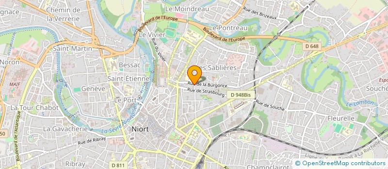 localisation de l'entreprise MADAME PASCALE RIVIERE à NIORT