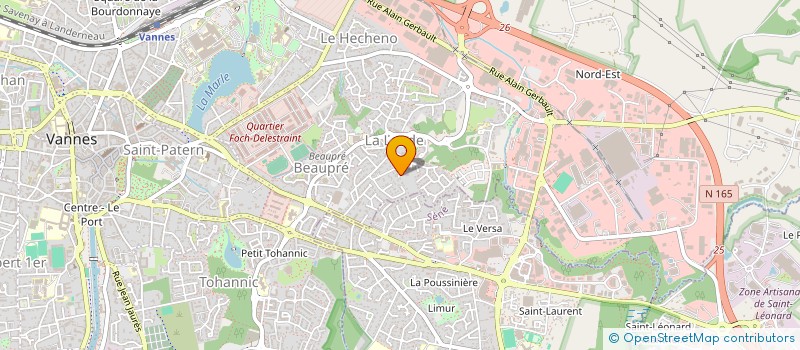 localisation de l'entreprise MADAME PASCALE ROBERT à VANNES