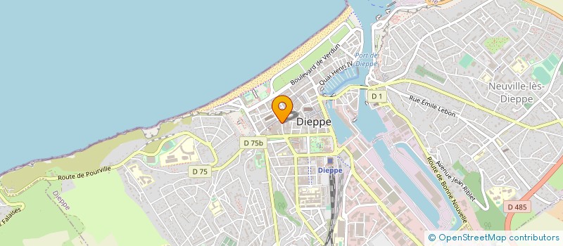 localisation de l'entreprise MADAME PASCALE ROBIN à DIEPPE