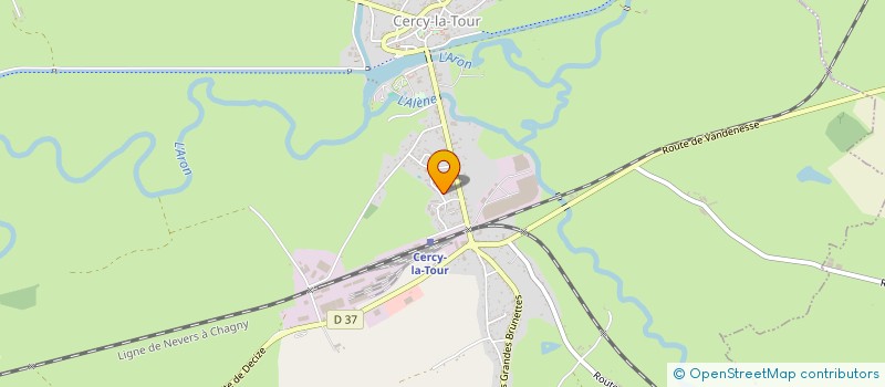 localisation de l'entreprise MADAME PASCALE ROBIN  CERCY-LA-TOUR