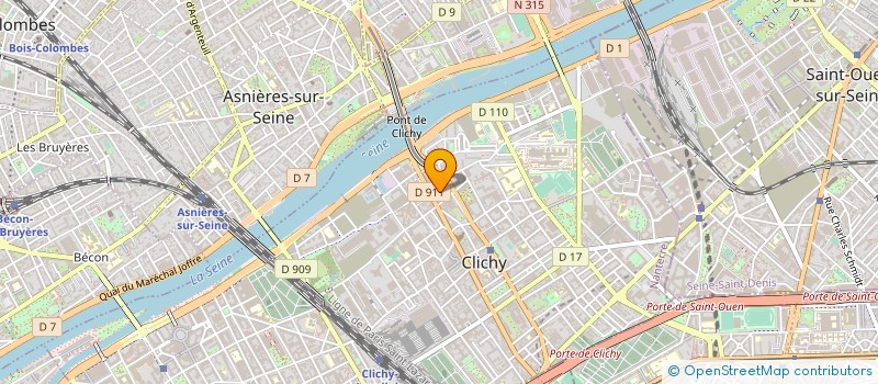 localisation de l'entreprise MADAME PASCALE ROCHETEAU à CLICHY