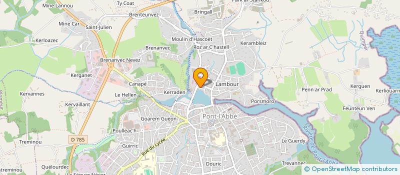 localisation de l'entreprise MADAME PASCALE RONARC'H à PONT L ABBE