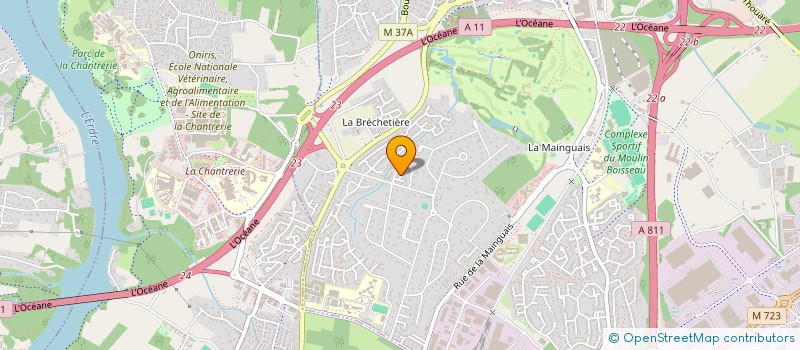 localisation de l'entreprise MADAME PASCALE ROULEAU à CARQUEFOU