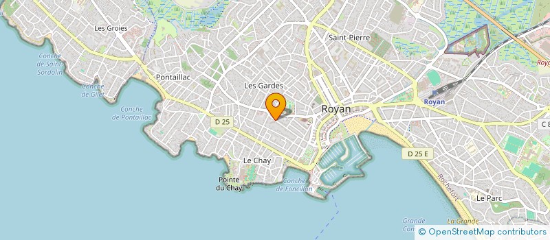 localisation de l'entreprise MADAME PASCALE ROUSSEAU  ROYAN