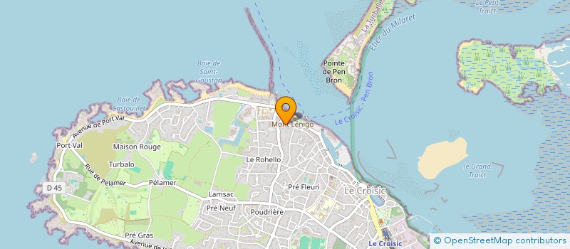 localisation de l'entreprise MADAME PASCALE ROUSSEAU  LE CROISIC