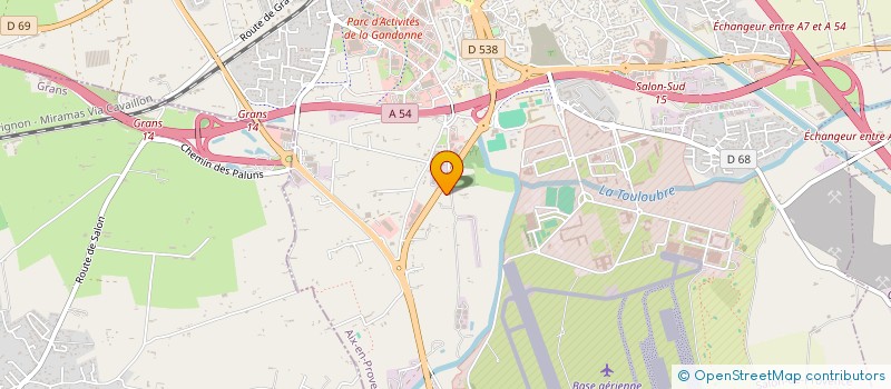 localisation de l'entreprise MADAME PASCALE ROUX  SALON-DE-PROVENCE