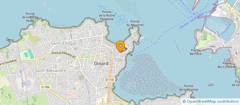 localisation de l'entreprise MADAME PASCALE ROY à DINARD