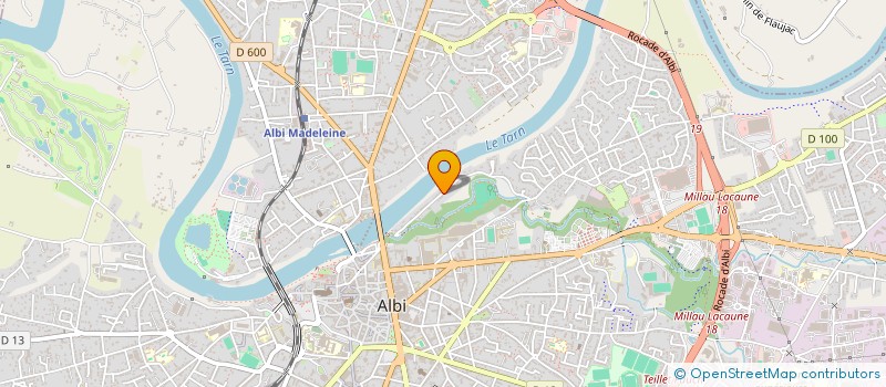 localisation de l'entreprise MADAME PASCALE SABATIER  ALBI