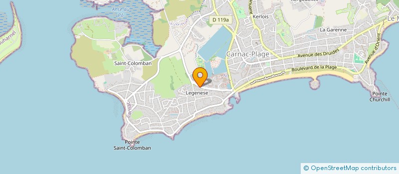 localisation de l'entreprise MADAME PASCALE SACHOT  CARNAC