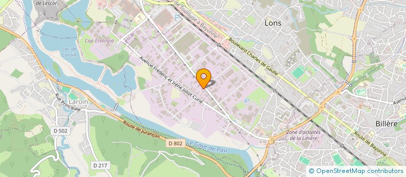 localisation de l'entreprise MADAME PASCALE SALIS à LONS