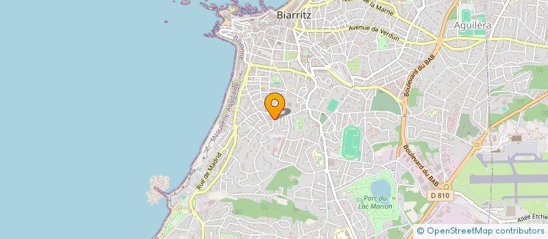 localisation de l'entreprise MADAME PASCALE SALLENAVE à BIARRITZ