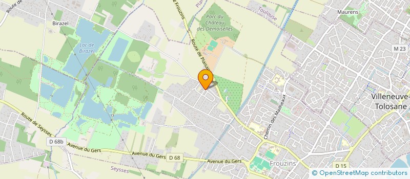 localisation de l'entreprise MADAME PASCALE SAMIA EL GAZZAH  FROUZINS