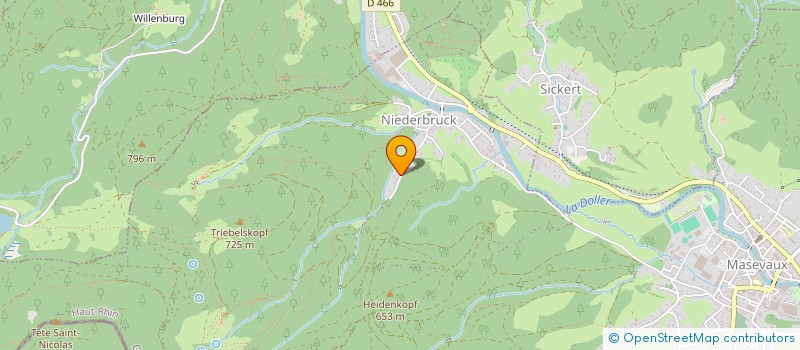 localisation de l'entreprise MADAME PASCALE SANSIG  MASEVAUX-NIEDERBRUCK