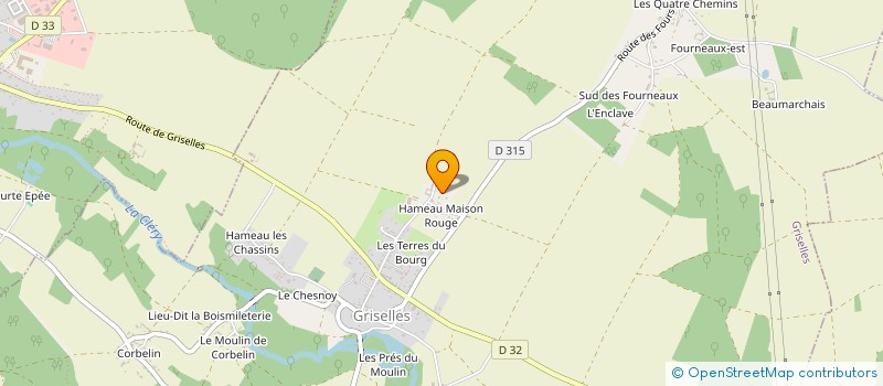 localisation de l'entreprise MADAME PASCALE SANTUCCI à GRISELLES
