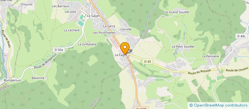 localisation de l'entreprise MADAME PASCALE SAUZY  CHIRENS