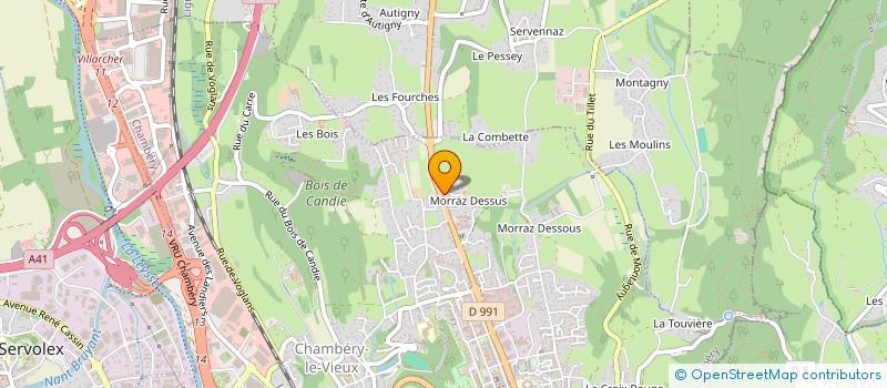 localisation de l'entreprise MADAME PASCALE SAVOYE à CHAMBERY